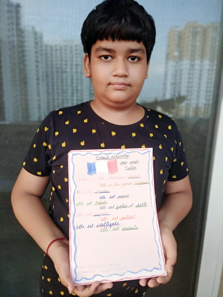Presidium Rajnagar, OUR LANGUAGE ENTHUSIASTS ENJOY THIRD LANGUAGE ACTIVITY! Presidium Rajnagar, OUR LANGUAGE ENTHUSIASTS ENJOY THIRD LANGUAGE ACTIVITY!